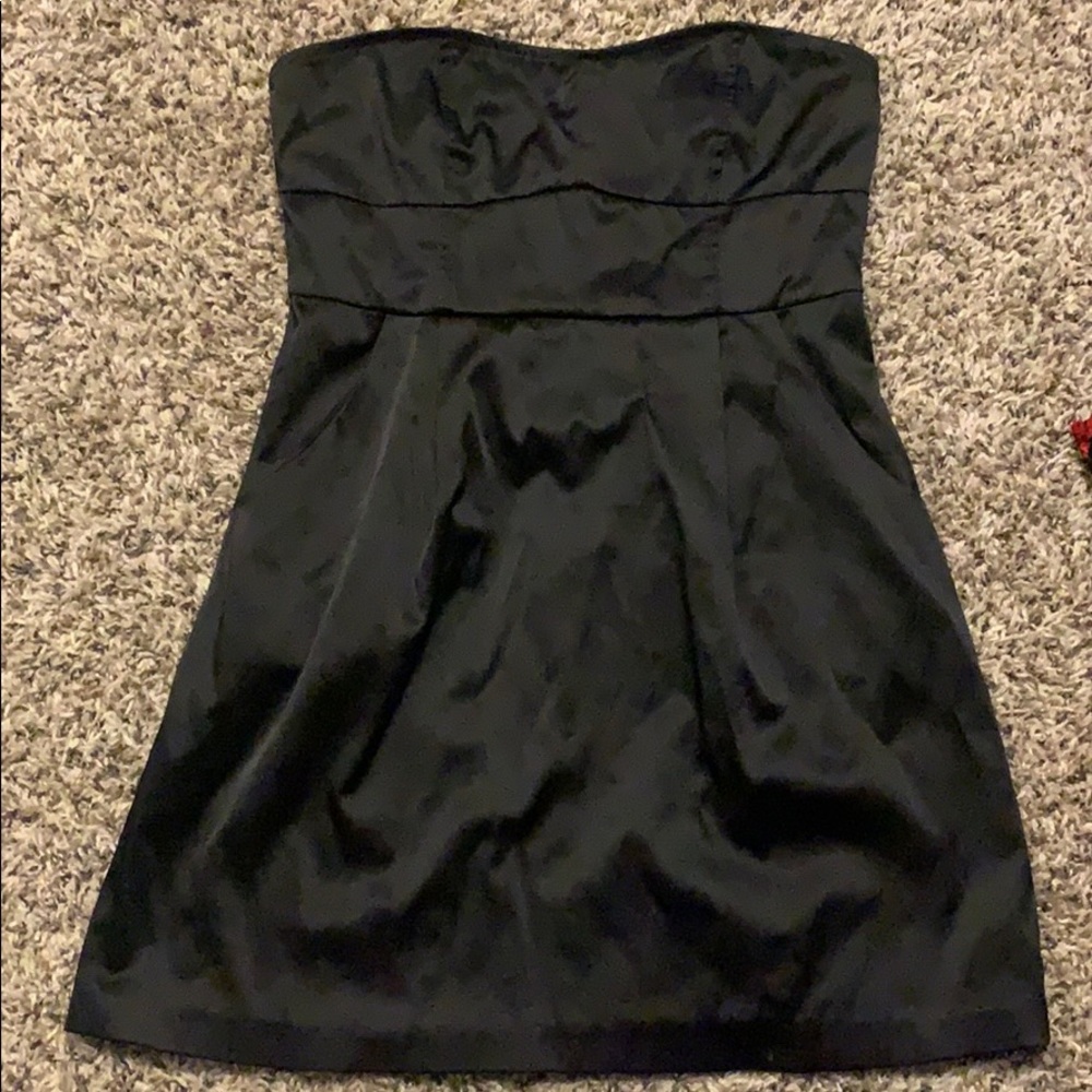 Black silk dress WITH POCKETS 🙌🏻